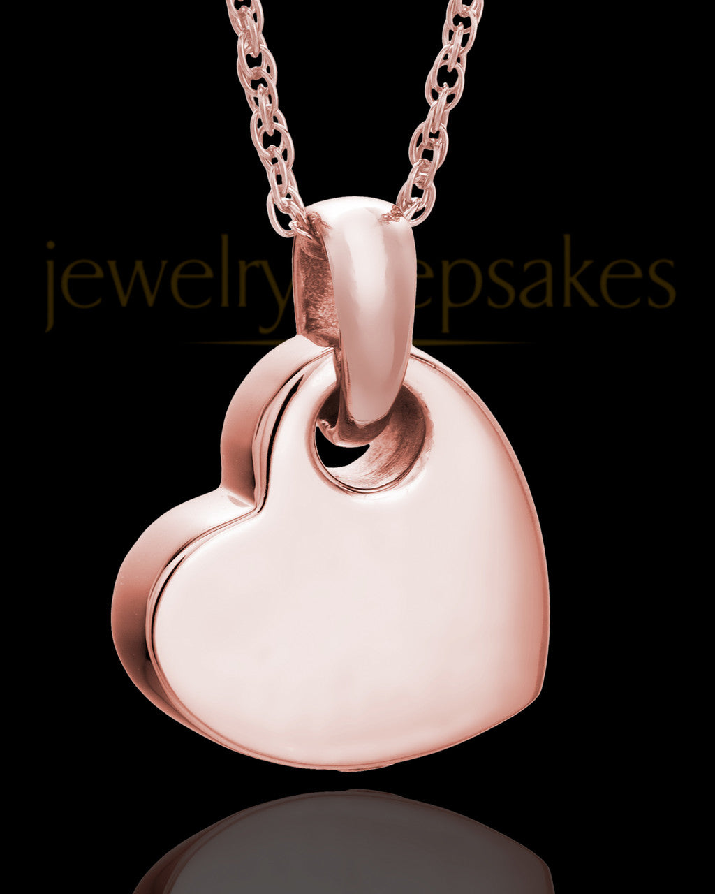 Keepsake Jewelry Solid 14K Rose Gold Charming Heart