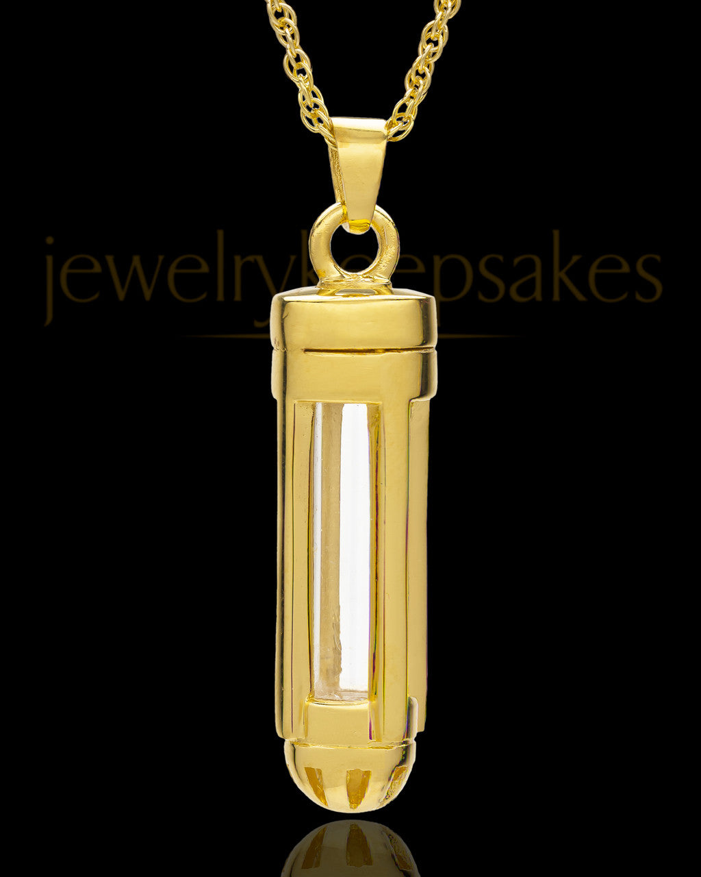 14k Gold Captivating Cylinder Keepsake