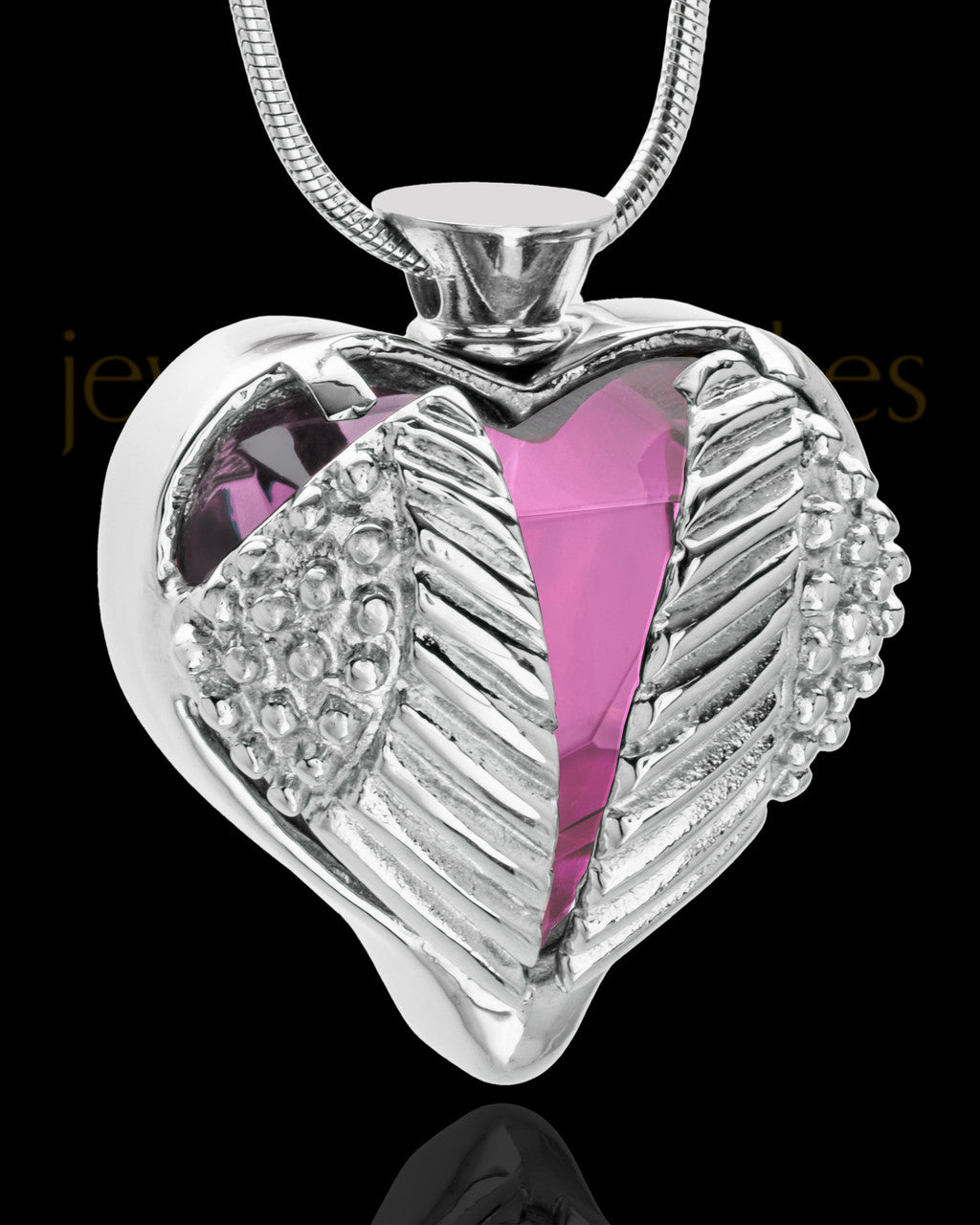 Stainless Steel Purple Fond Emotions Jewelry Keepsake