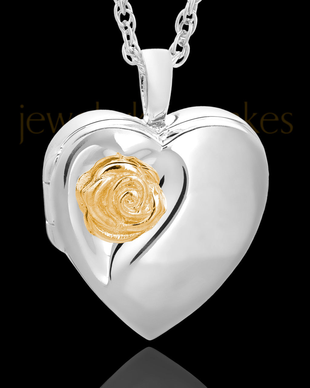 Sterling Silver Blossom of Love Urn Keepsake-Locket