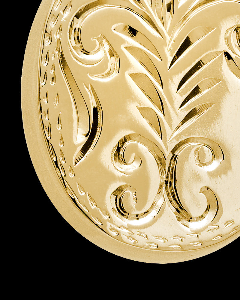 Cremation Ash Jewelry 14K Gold Plated Majesty Round Keepsake