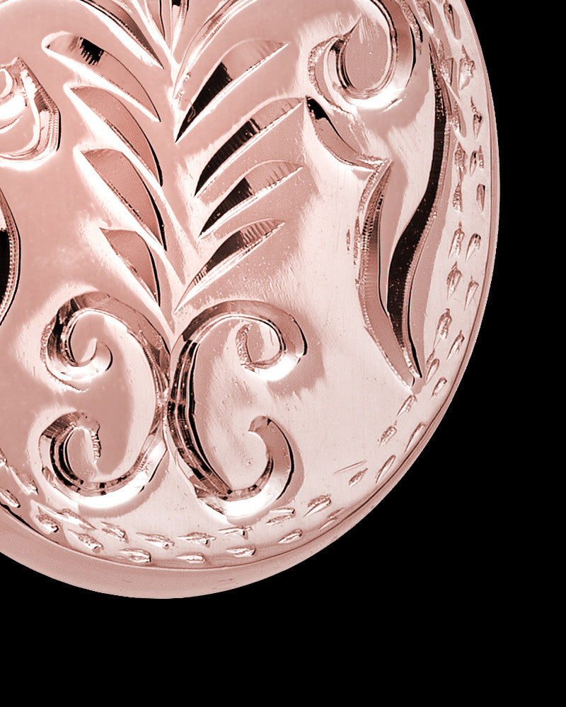 Cremation Ash Jewelry 14K Rose Gold Majesty Round Keepsake