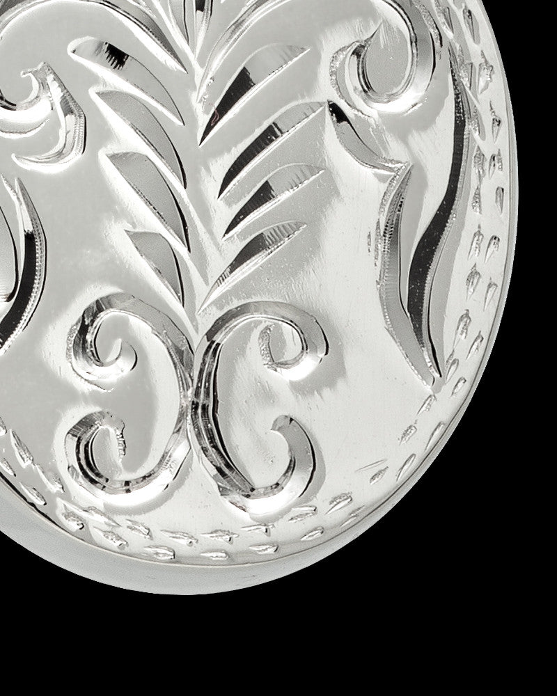 Cremation Ash Jewelry Sterling Silver Majesty Round Keepsake