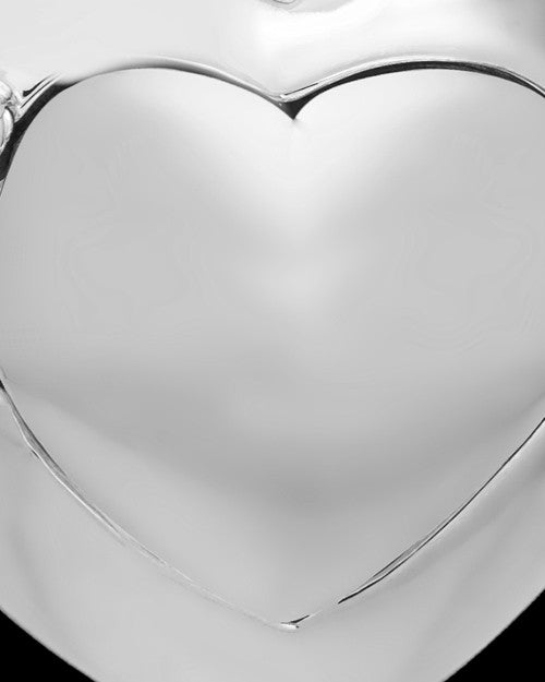 White Gold Purity Heart Cremation Pendant