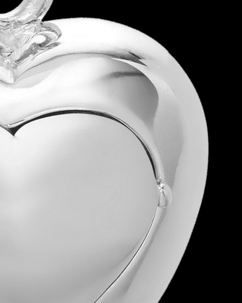 White Gold Purity Heart Cremation Pendant