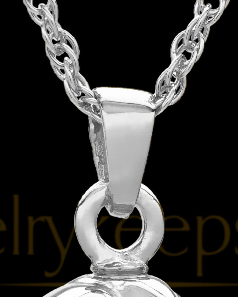 14K White Gold Infinity Companion Locket - 2 Person