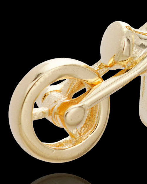 Cruisin 14 Karat Yellow Gold Memorial Pendant
