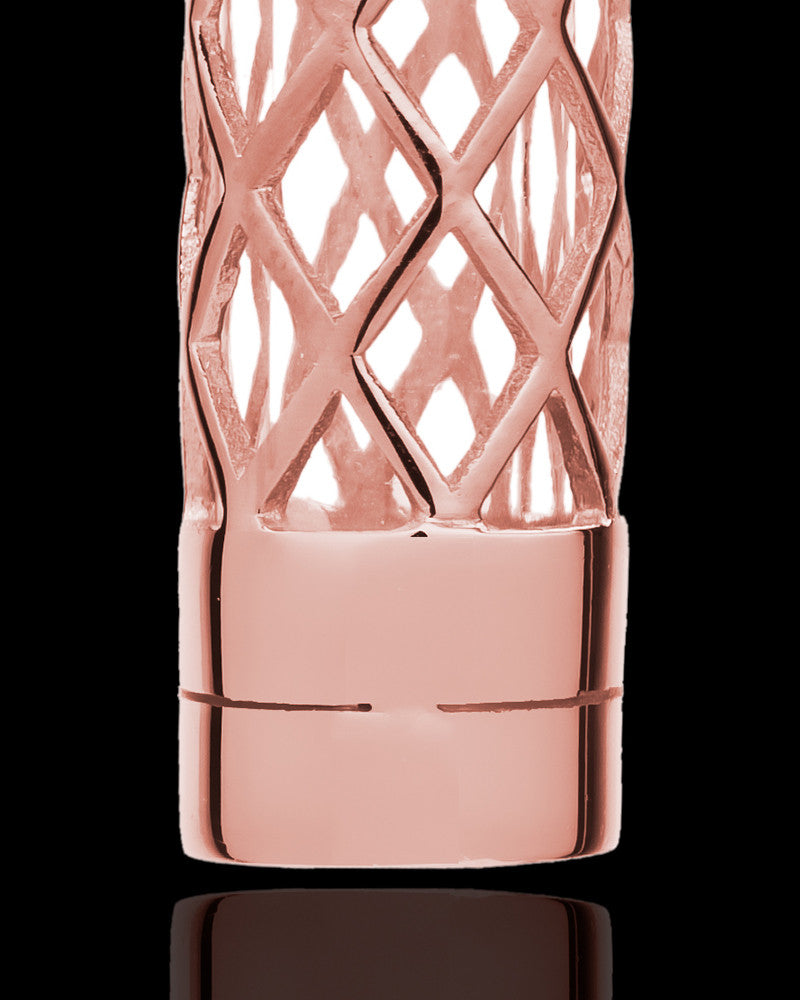 14K Rose Gold Adoration Cylinder Cremation Pendant