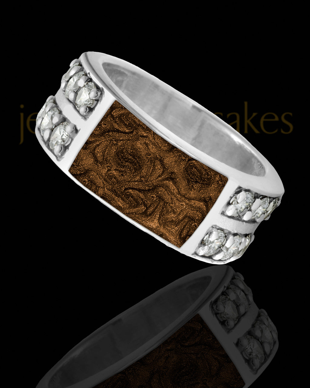 Men's Lennox with Coffee Silver Ash Ring