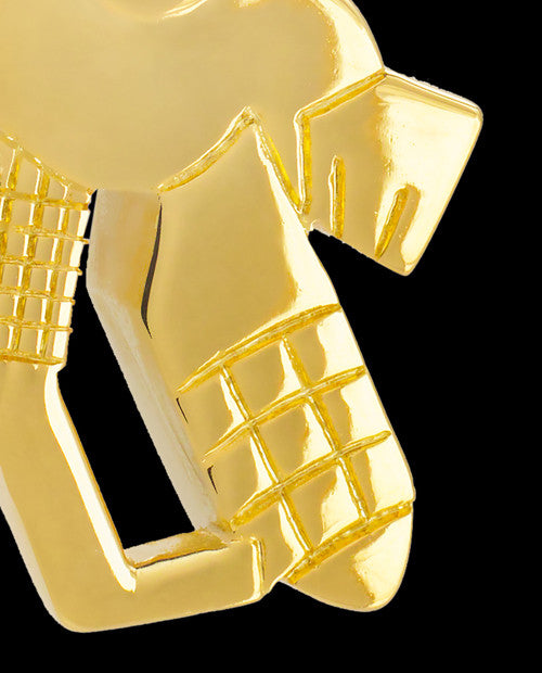 Remembrance Jewelry Gold Plated Ice Hockey Keepsake
