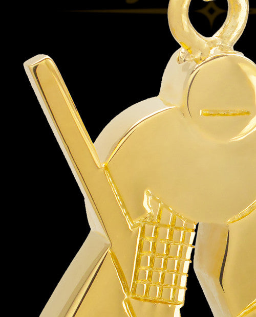 Remembrance Jewelry Gold Plated Ice Hockey Keepsake