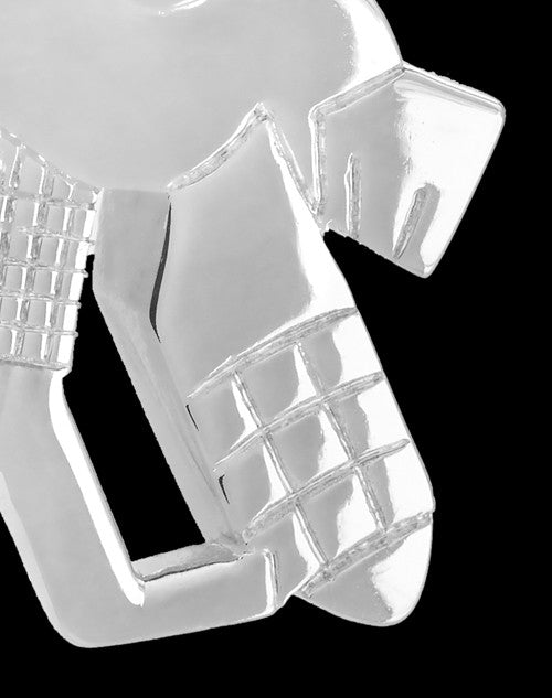 14k White Gold Remembrance Jewelry Ice Hockey Keepsake