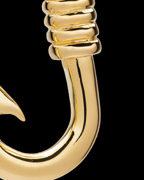 Hook Cremation Jewelry in 14K Yellow Gold