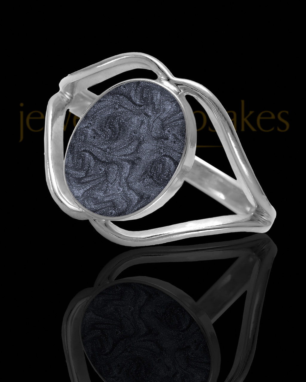 Ladies Yardley with Graphite Silver Ash Ring