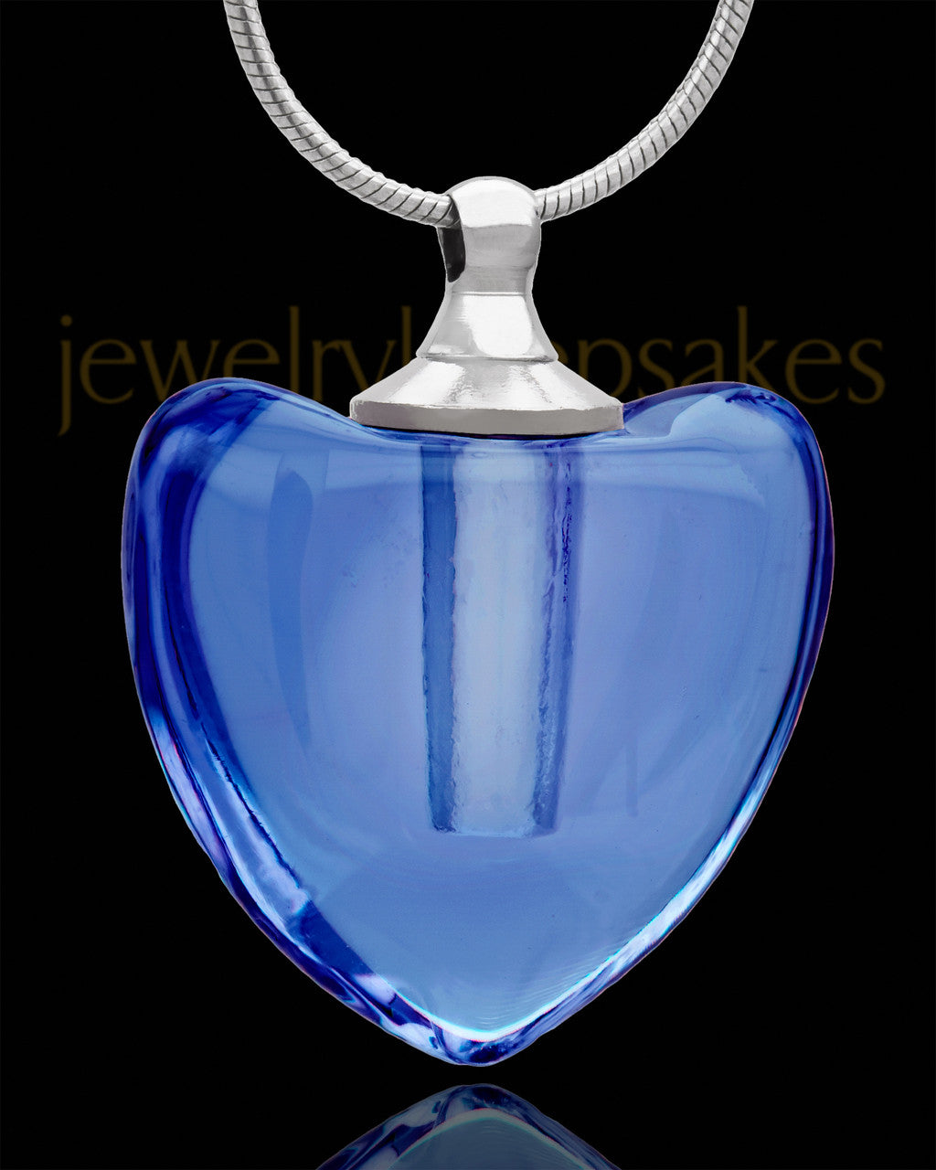 Urn Pendant Glory Heart Glass Locket