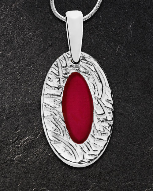 Capistrano Oval Silver Ash Jewelry