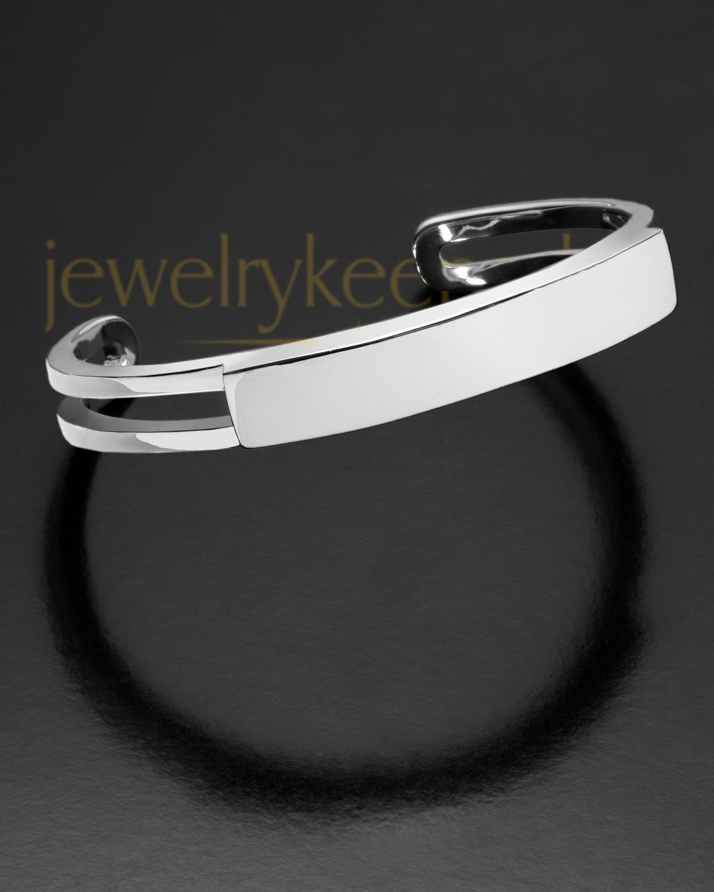 Women's Remembrance Jewelry Bracelet Stainless Sliding Cuff
