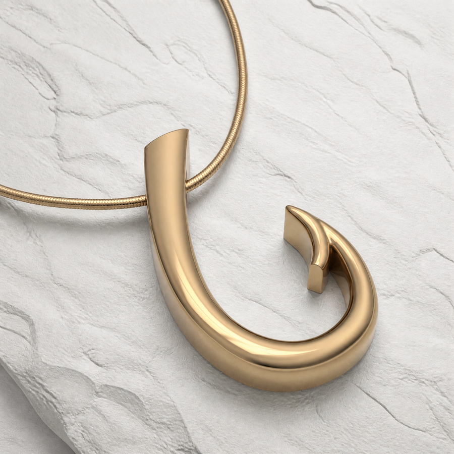 Solid 14k Gold Hook