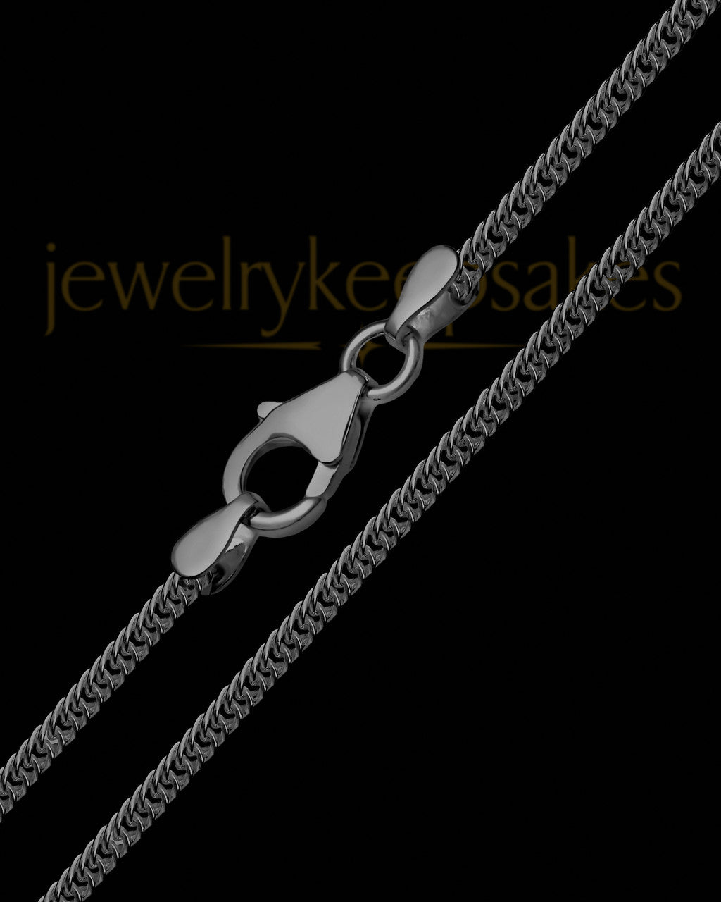 Men's Black Premium Curb Chains