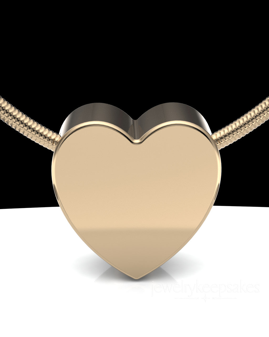Gold Plated Natural Heart Permanently Sealed Waterproof Jewelry