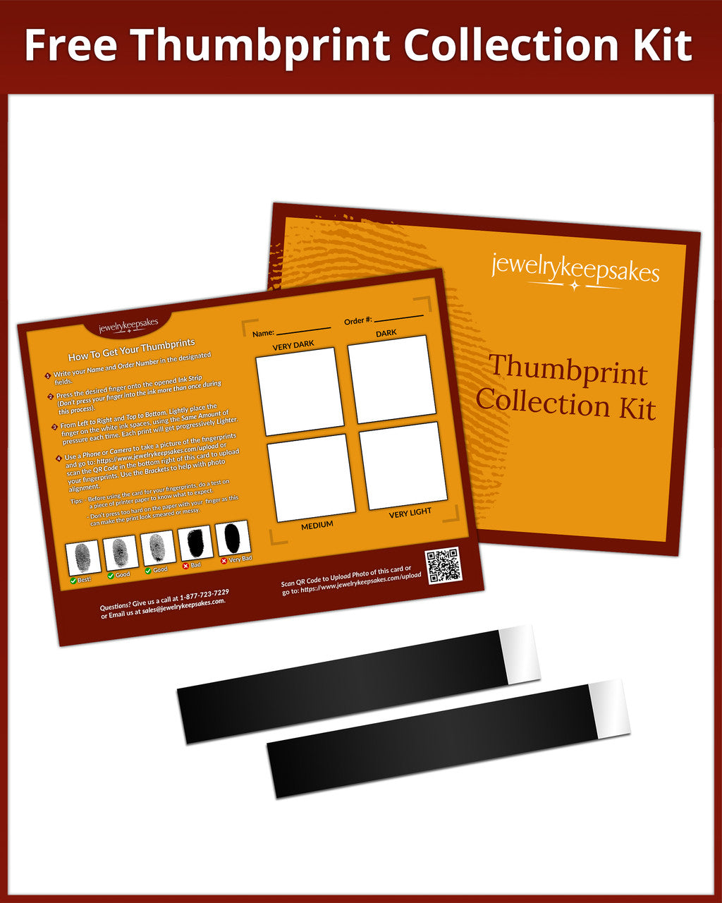 Sterling Silver Tender Heart Square Thumbprint Pendant