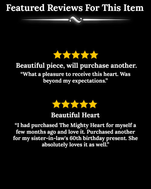 Jewelry Urn Gold Plated Mighty Heart Keepsake