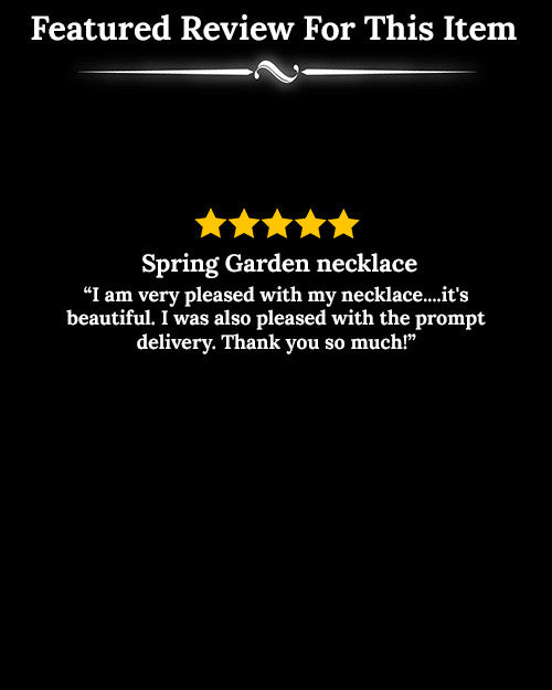 Sterling Spring Garden Memorial Charm