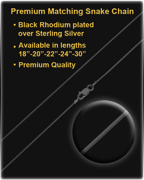 Black Finish Cross Urn Necklace For Ashes Stainless Steel
