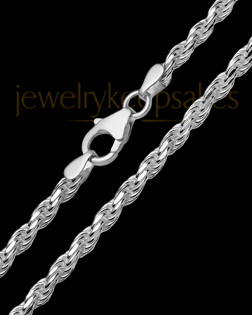 Men's Silver Premium Rope Chains