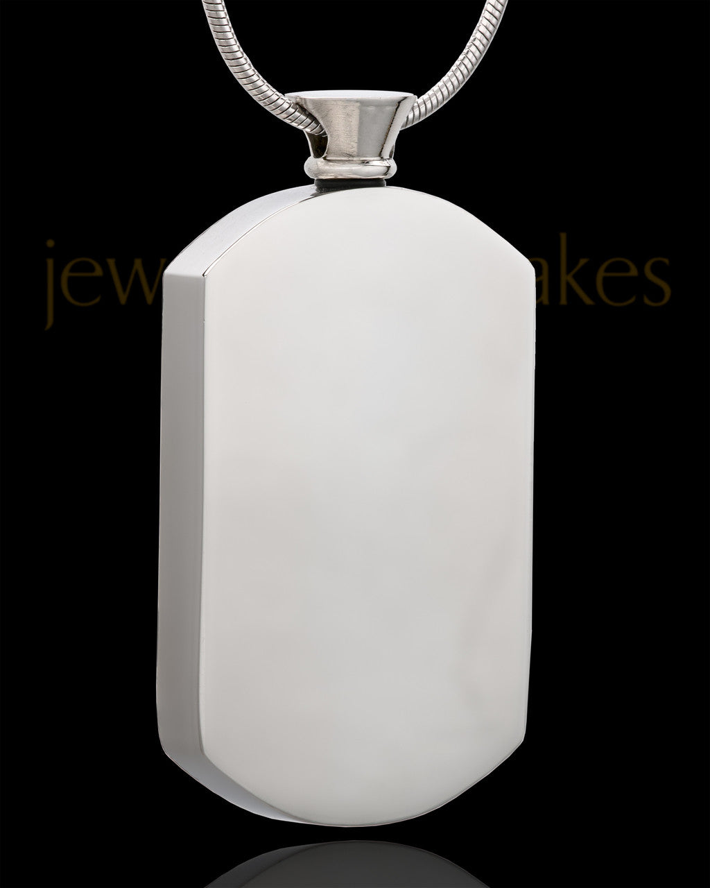 Stainless Steel Stunning Rectangle Cremation Keepsake