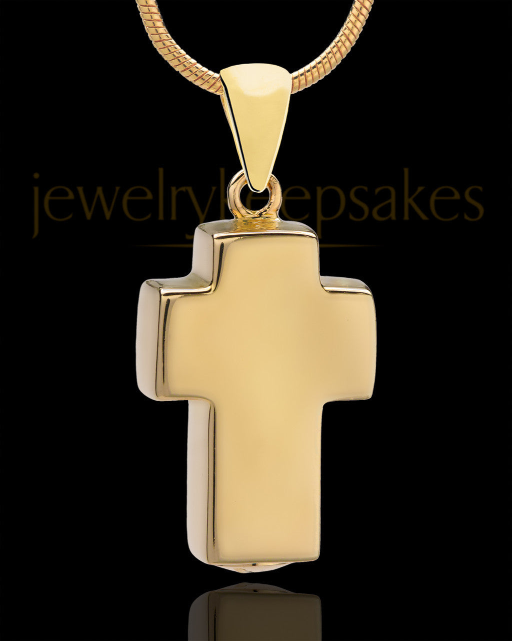 Gold Plated Blessed Cross Keepsake Jewelry