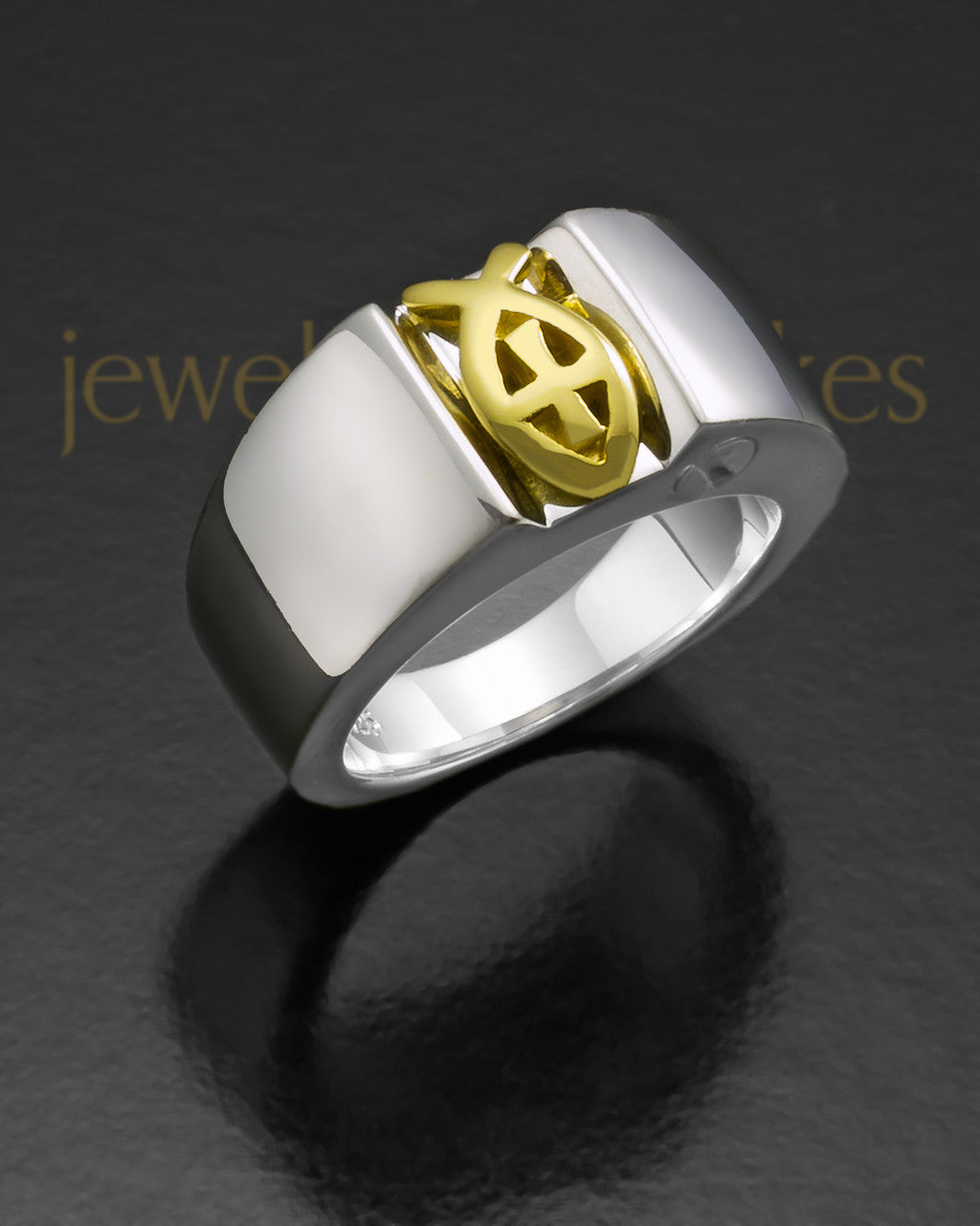 Ladies Silver Devout Ring For Ashes