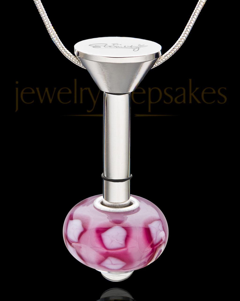 Stainless Steel Millenium Cremation Pendant with Kindly Charm