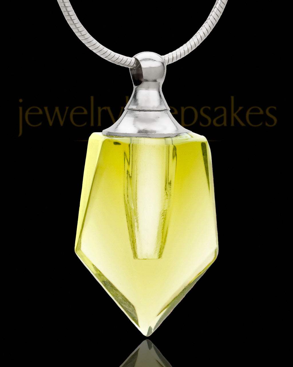 Keepsake Jewelry Golden Devoted Glass Locket