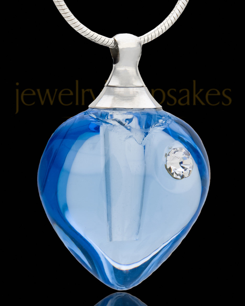 Memorial Jewelry Glee Heart Glass Locket