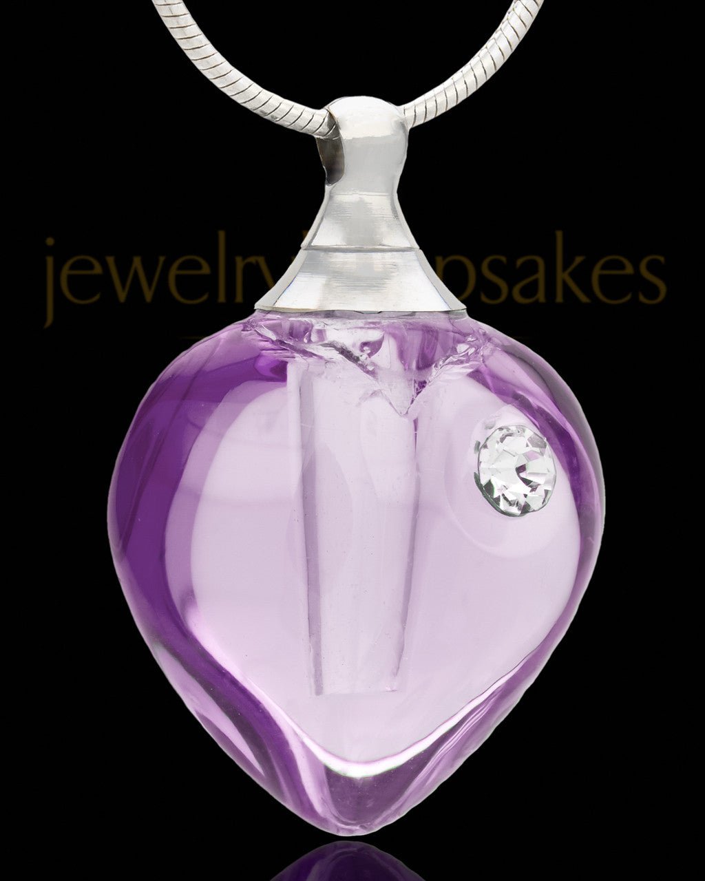 Keepsake Pendant Magic Heart Glass Locket