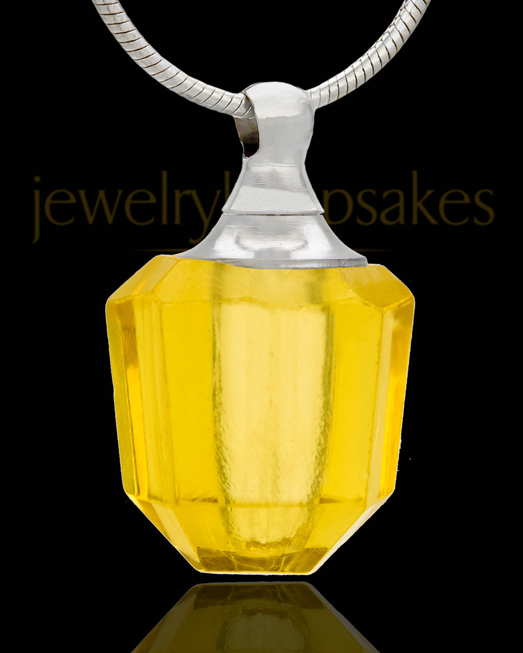 Necklace Urn Amulet Glass Locket