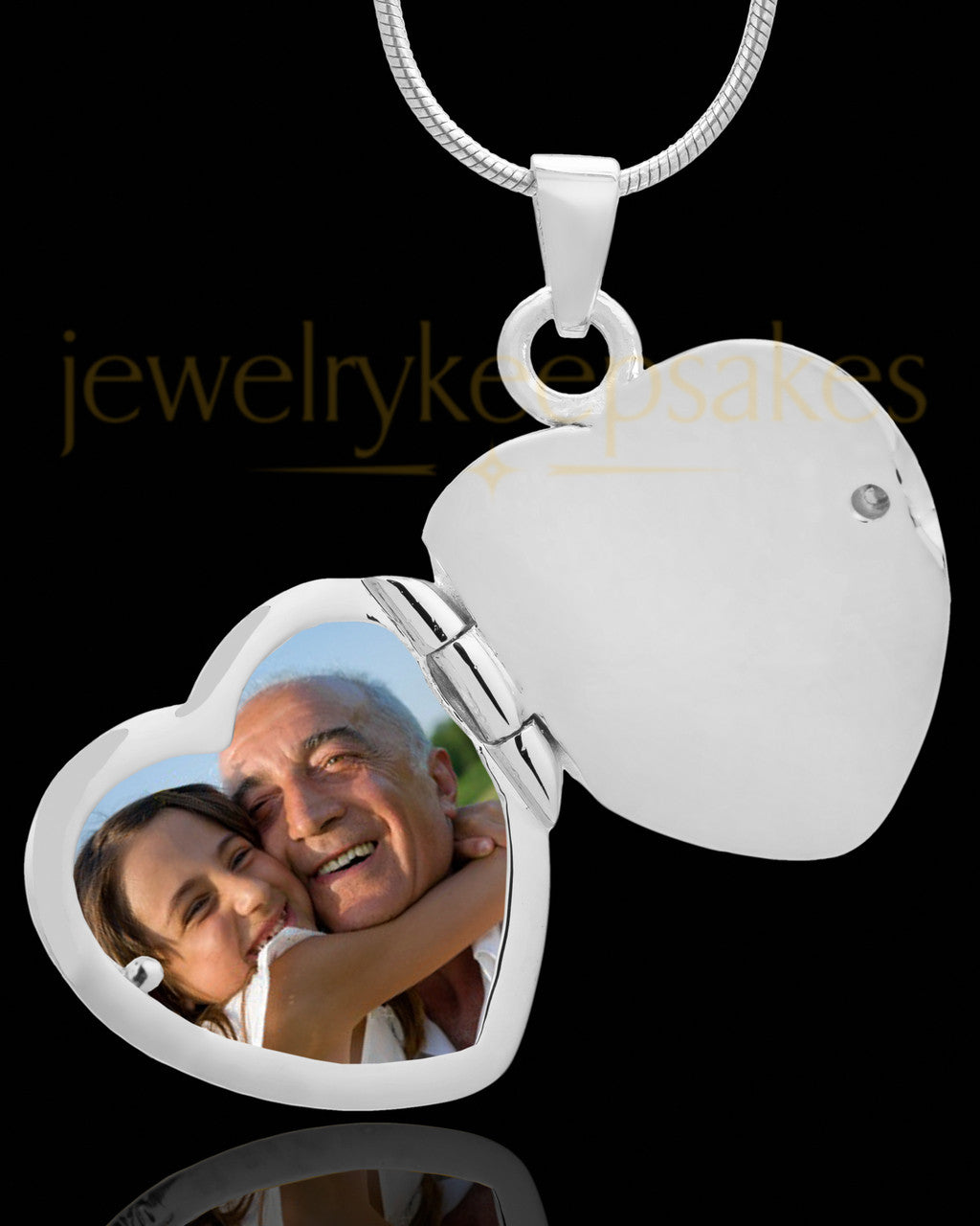 Necklace Urn Sterling Silver Memory Heart