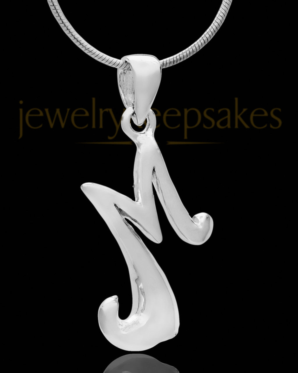 Sterling Silver "M" Keepsake Jewelry
