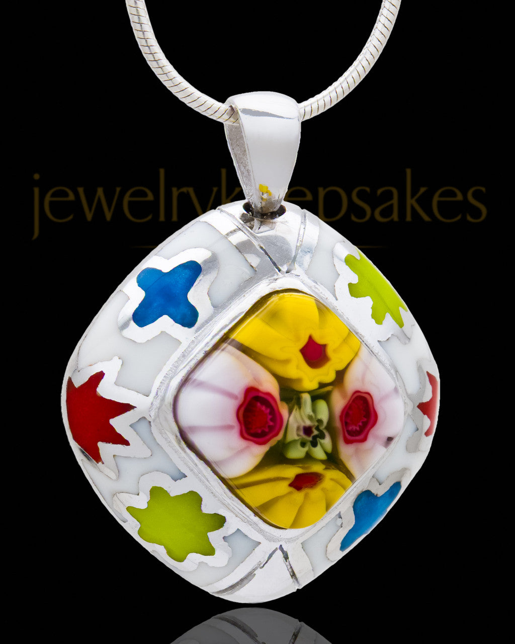 Cremation Pendant Sterling Silver Lavish Keepsake