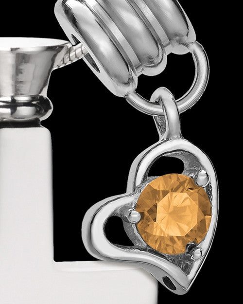 Stainless Cremains Locket November Memorable Cross - Eternity Collection