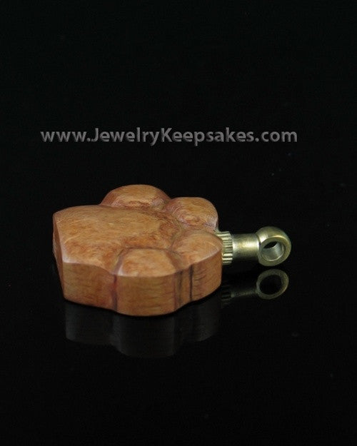 Ash Jewelry Wood Love My Paw Keychain- Eternity Collection