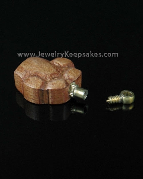 Ash Jewelry Wood Love My Paw Keychain- Eternity Collection