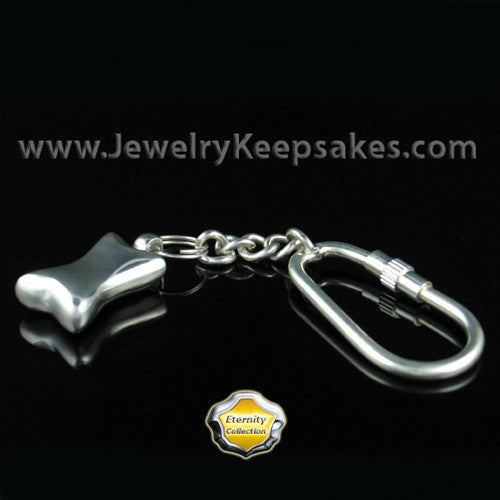 Remembrance Locket Silver Plated Infinity Keychain - Eternity Collection