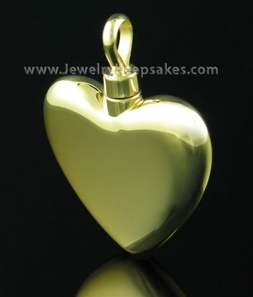 Keepsake Locket Large Heart - Gold Plated