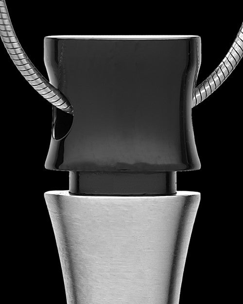 Remembrance Jewelry Stainless and Black Plated Mighty Cylinder