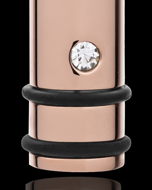 Cremation Locket Rose Gold Plated Determination Cylinder