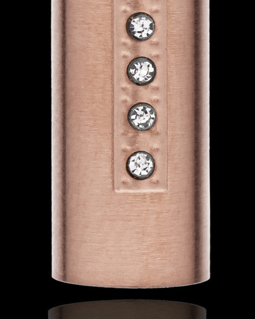 Locket Necklace Rose Gold Plated Endure Cylinder - Eternity Collection