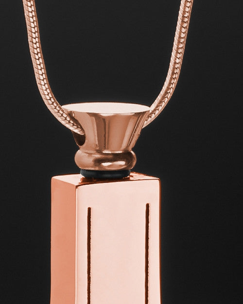 Rose Gold Plated Jewelry Urn Truthful Cross
