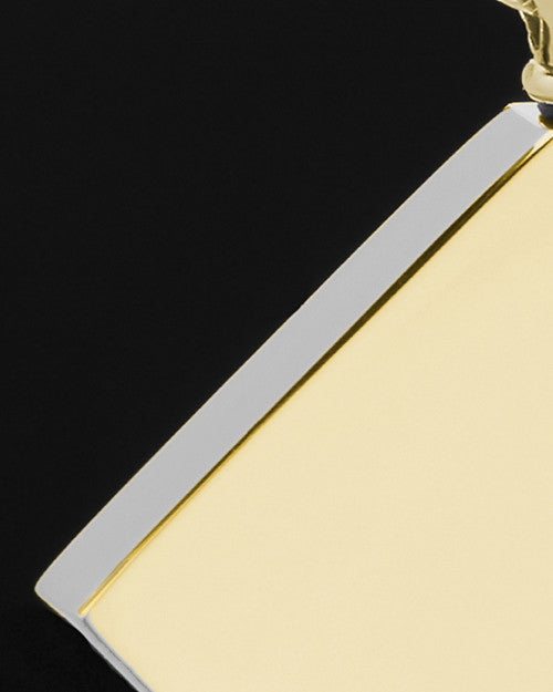 Stainless Gold Plated Beloved Diamond Cremation Keepsake